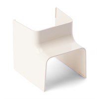 Invändigt hörn 90°, 110mm - Vit