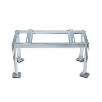 QsanTec varmgalvaniserat markstativ  850x380x350-400mm - 100kg