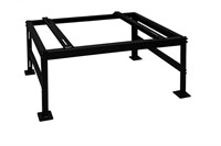 QsanTec markstativ 1000x700x345-460mm - 250kg - Svart