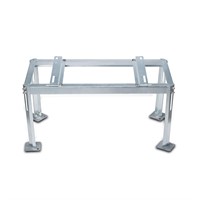 QsanTec varmgalvaniserat markstativ  850x380x350-400mm - 100kg