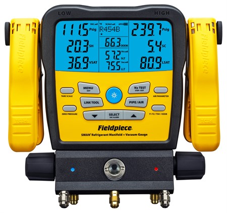 Analogt manometerställ 3-vägs, R290 – ATEX-klassad