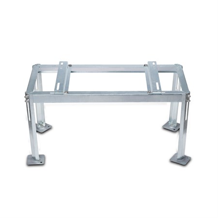 QsanTec varmgalvaniserat markstativ  850x380x350-400mm - 100kg