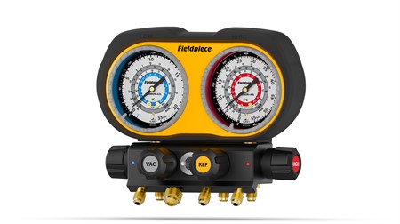 Analogt manometerställ 4-vägs, R410A/R32