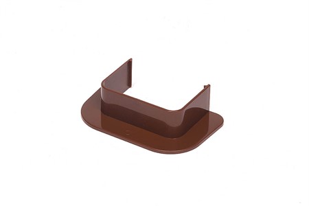 Wall passage cover, 77mm - Brown