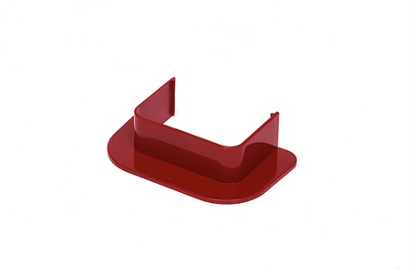 Wall passage cover, 77mm - Red
