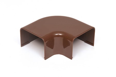 Plane corner 90°, 77mm - Brown