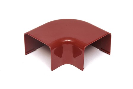 Plane corner 90°, 77mm - Red