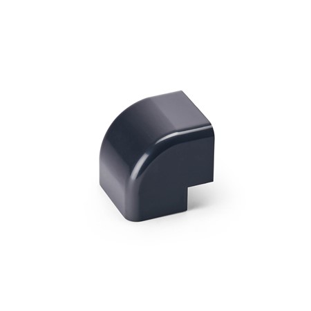 External corner, 77mm - Black