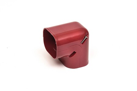 Vertical corner, 75mm - Red