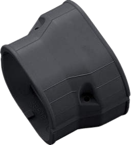 Reducering, 100-77mm - svart