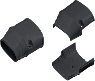 Ändavslutning, 100mm - Svart