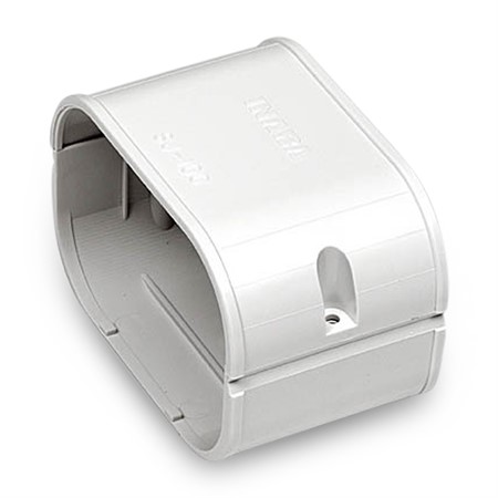 Cover joint, 100mm - White