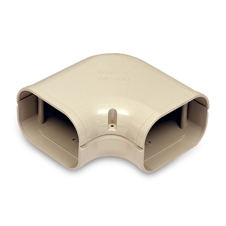 Plan vinkel 90°, 100mm - Beige