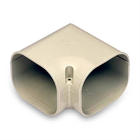 Kort plan vinkel 90°, 77mm - Beige