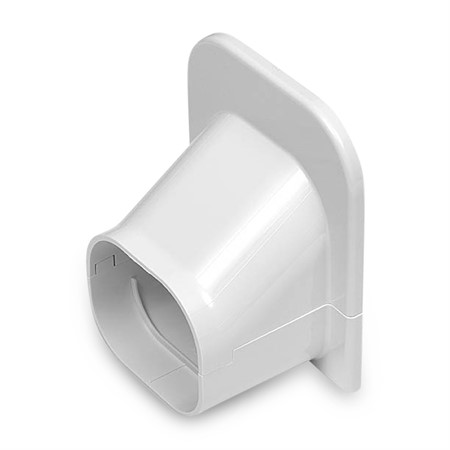 Täcklock mot Tak/Golv, 77mm - Vit