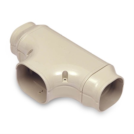 T-koppling, 77mm - Ivory