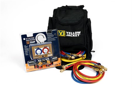 Digital Manifold Gauge Set P51, 4-Way