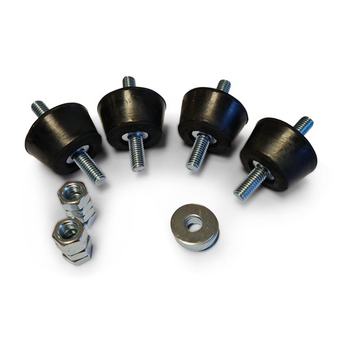 QsanTec Vibrationsdämpare koniska, 4st 30-40x25mm