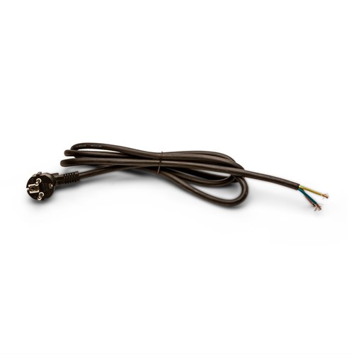 Stickkontakt med svart kabel - 5m