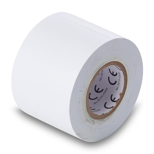 QsanTec Eltejp PVC, 48x0,19mm,12,5M - Vit