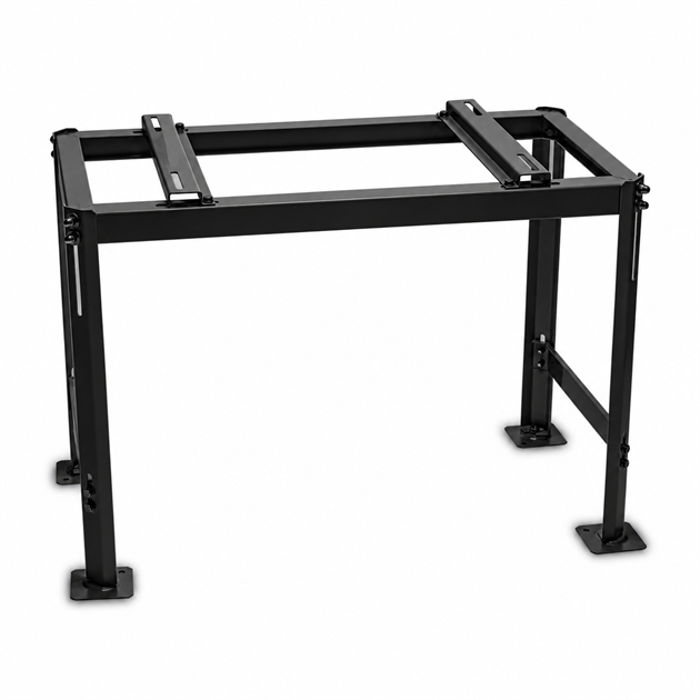 QsanTec markstativ 850x430x550-600mm - 160kg - Extra starkt - Svart