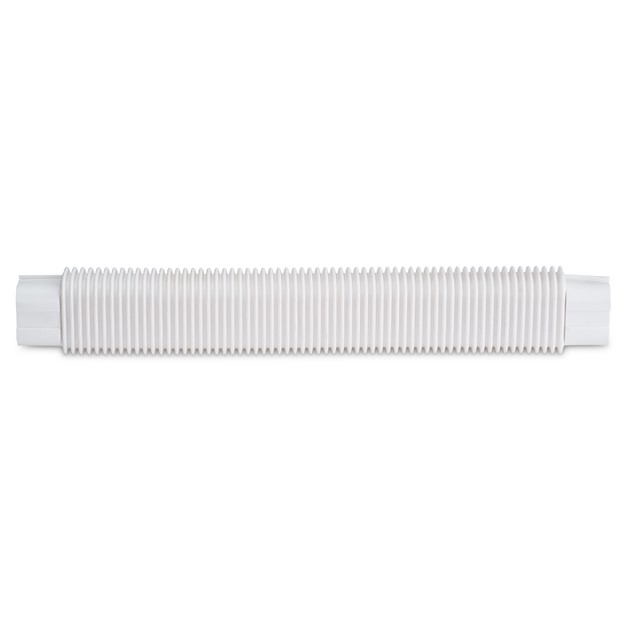 Flexibel kanaldel, 530mm - Vit