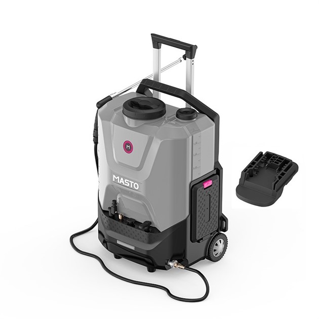 Rengöringsmaskin med Milwaukee adapter