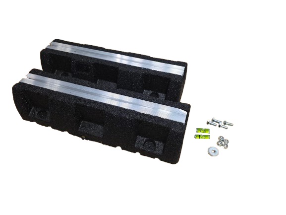 Montageblock 600x140x95mm, 2-Pack - 500kg