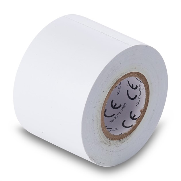 QsanTec Eltejp PVC, 48x0,19mm,12,5M - Vit