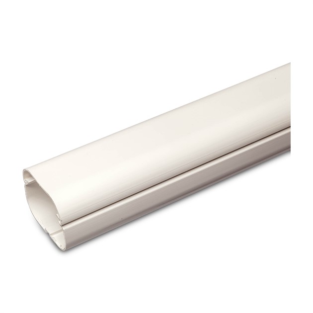 QsanTec QD Kanal 75x60mm - 2m - Vit