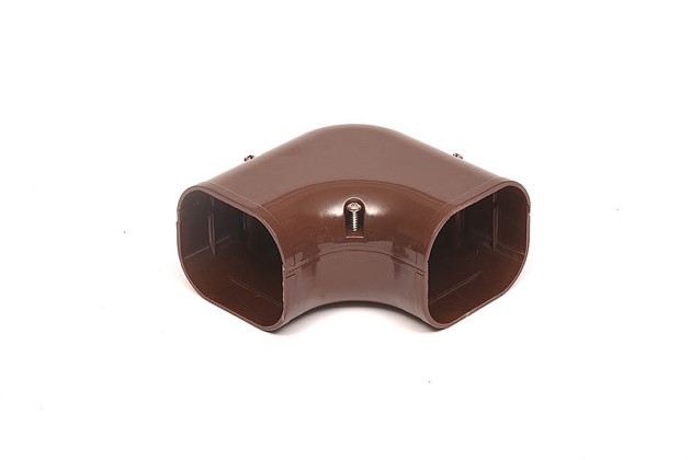 Plan vinkel 90°, 75mm - Brun