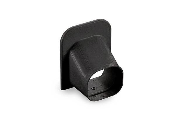 Täcklock mot Tak/Golv, 100mm - Svart